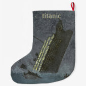 Titanic Maritime Desaster Shipwreck Großer Weihnachtsstrumpf (Rückseite)