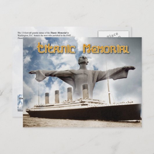 Titanic Memorial in Washington, DC Postkarte (Vorne/Hinten)