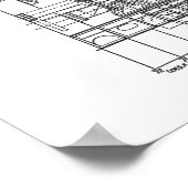 Titanic Motor Profil Plan Poster (Ecke)