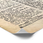 Titanic New York Tribune Newspaper Reprint Poster (Ecke)