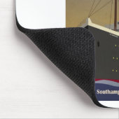 Titanic Ocean Liner Art Deco Print Mousepad (Ecke)