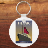 Titanic Ocean Liner Art Deco Print Schlüsselanhänger (Vorderseite)