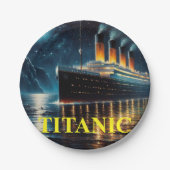 Titanic paper plate pappteller (Vorderseite)