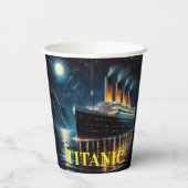 Titanic papieren beker pappbecher (Rückseite)