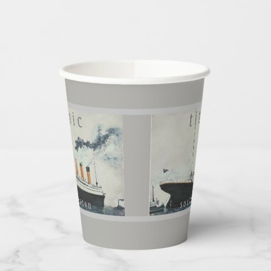 Titanic Pappbecher (Links)