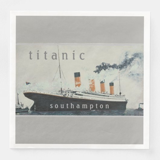 TITANIC PARTY DINNER NAPKINS SERVIETTE (Vorderseite)