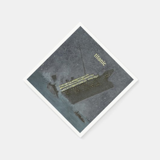 Titanic Party Serviette (Ecke)