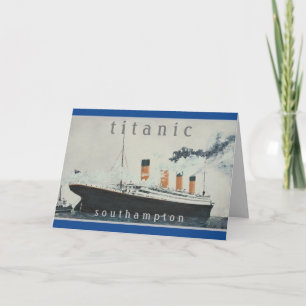 TITANIC Party Vintag White Star Line Schiff Karte