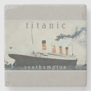 TITANIC Party Vintage White Star Line Schiff Steinuntersetzer