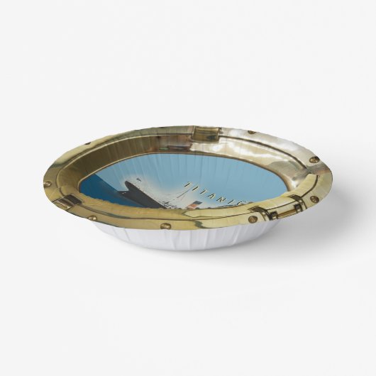Titanic Porthole Bowl Pappteller (Gewinkelt)