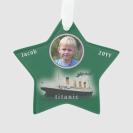 Titanic Porthole Foto Weihnachten Ornament