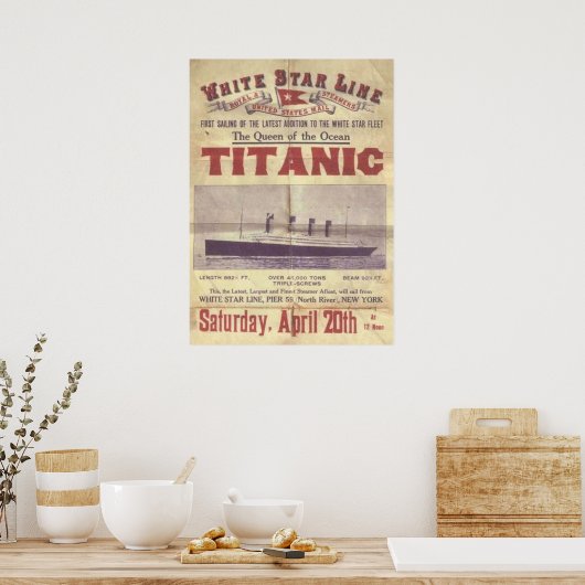 Titanic Poster (Küche)