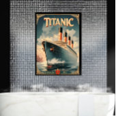 Titanic Poster - Vintages Retro Wall Art Poster