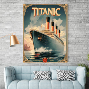 Titanic Poster - Vintages Retro Wall Art Poster