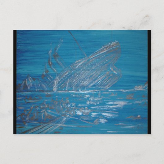 Titanic Postkarte (Vorderseite)