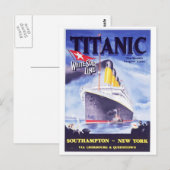 Titanic Postkarte (Vorne/Hinten)