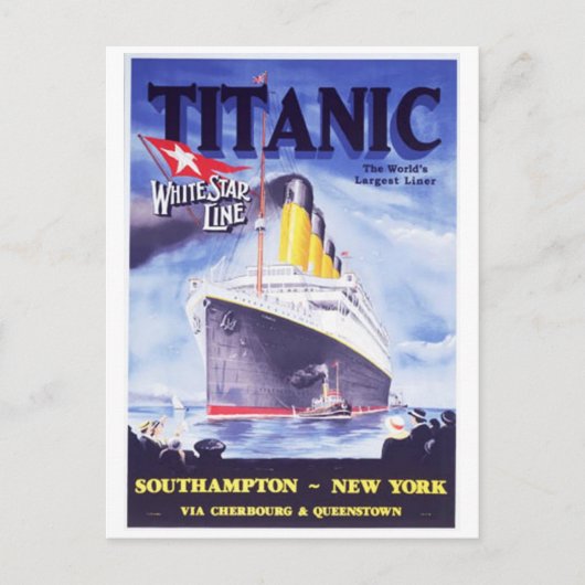 Titanic Postkarte (Vorderseite)