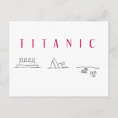 Titanic Postkarte (Vorderseite)