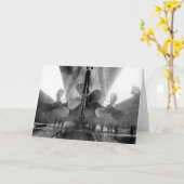 Titanic-Propeller Karte (Gelbe Blume)