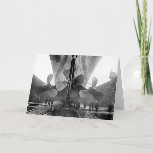 Titanic-Propeller Karte (Vorderseite)