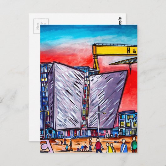 Titanic Quarter Belfast Postkarte (Vorne/Hinten)