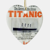 Titanic Queen of the Ocean - White Star Line Keramikornament (Rechts)