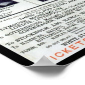 Titanic Queen of the Ocean - White Star Line Poster (Ecke)