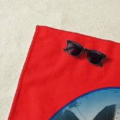 Titanic Red Maritime White Star Line Schiff Strandtuch (Beispiel)