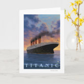 Titanic SceneWhite Star Line Karte (Gelbe Blume)