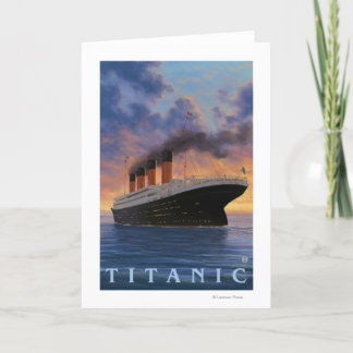 Titanic SceneWhite Star Line Karte