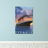 Titanic SceneWhite Star Line Leinwanddruck (Insitu (Holzboden))