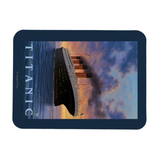 Titanic SceneWhite Star Line Magnet (Horizontal)
