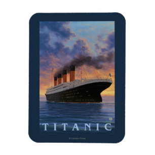 Titanic SceneWhite Star Line Magnet