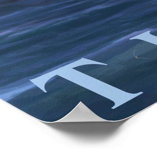 Titanic SceneWhite Star Line Poster (Ecke)