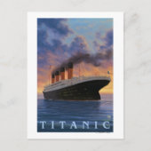 Titanic SceneWhite Star Line Postkarte (Vorderseite)