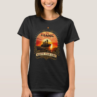 Titanic Schiff Atlantischer Ozean Kreuzfahrt Reise T-Shirt