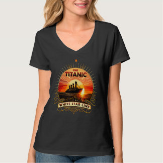 Titanic Schiff Atlantischer Ozean Kreuzfahrt Reise T-Shirt