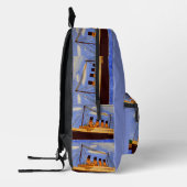 Titanic-Schiff-Rucksack  Bedruckter Rucksack (Links)