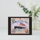 Titanic-Seifenetikett Postkarte (Stehend Vorderseite)