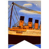 Titanic Ship bunting banner (Dritte Fahne)