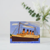 Titanic Ship Grußkarte Postkarte (Stehend Vorderseite)