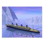 Titanic Shipping - 3D rendern Fotodruck (Vorne)