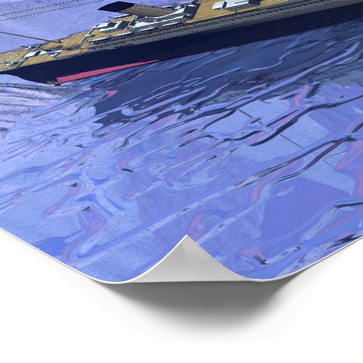 Titanic Shipping - 3D rendern Poster (Ecke)