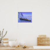 Titanic Shipping - 3D rendern Poster (Küche)