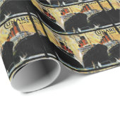 Titanic Ships in Port 1912 Geschenkpapier (Rolleneckpunkt)