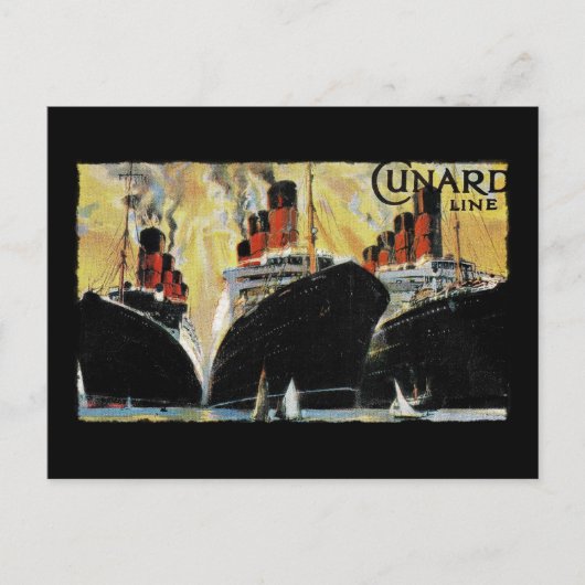 Titanic Ships in Port 1912 Postkarte (Vorderseite)