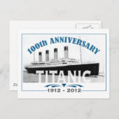 Titanic Sinking 100 Jahre Postkarte (Vorne/Hinten)