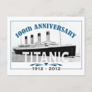 Titanic Sinking 100 Jahre Postkarte