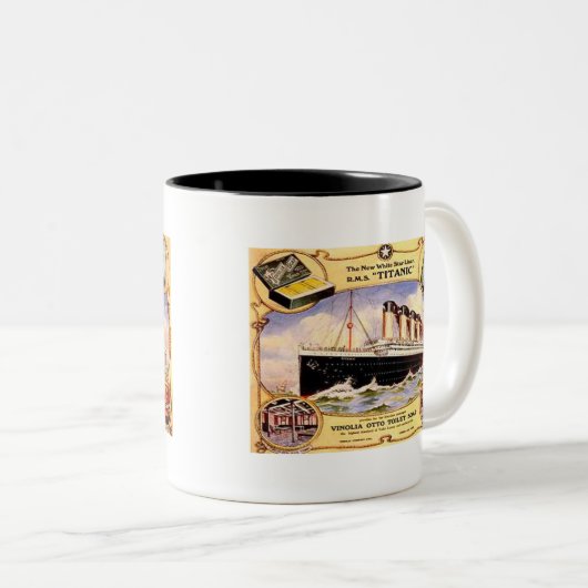 Titanic Soap Zweifarbige Tasse (VorderseiteRechts)