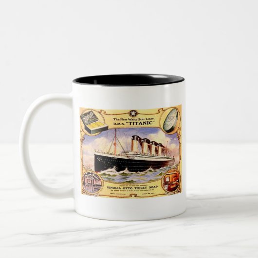 Titanic Soap Zweifarbige Tasse (Links)